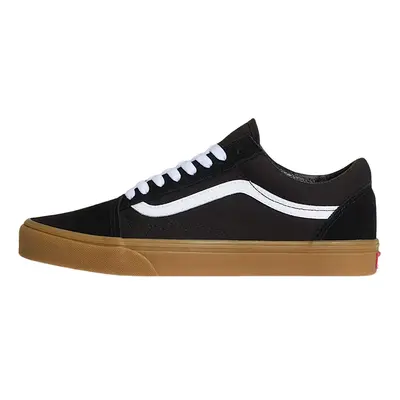 Vans Old Skool Pig Suede Sneaker schwarz/weiß/braun - 40