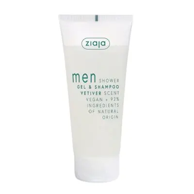 Ziaja Men Duschgel & Shampoo 2 in 1 für Herren Vetiver 200 ml
