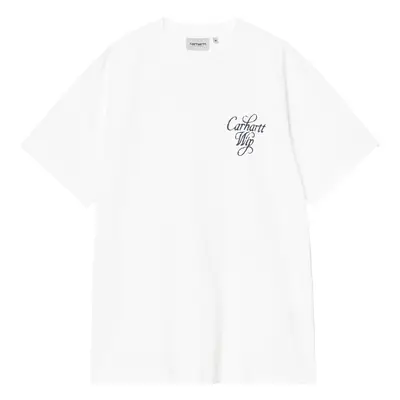 Carhartt WIP S/S Vestige T-Shirt White Stone washed Herren - T-shirts Carhartt WIP - Weiß - I036220_02_06-S - Size: S