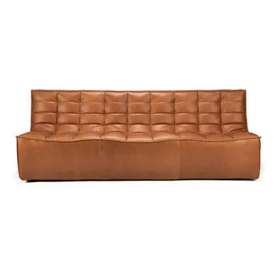 Ethnicraft - Sofa 3 Sitzer und mehr N701 - Braun - Anilinleder - Designer Jacques Deneef