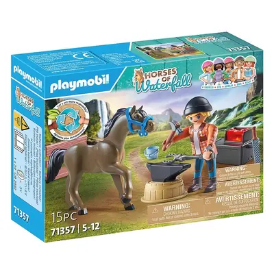 Playmobil Horses of Waterfall Hufschmied Ben & Achilles, Bauernhof, 5 Jahr(e), Mehrfarbig