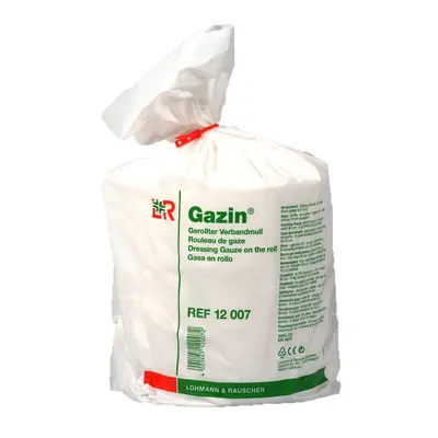 Gazin Verbandmull 8 cmx5 m 4fach gerollt 1 St Kompressen
