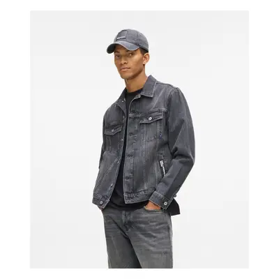 Jacke Karl Lagerfeld Jeans Regular Denim Jacket Washed Dark Grey M