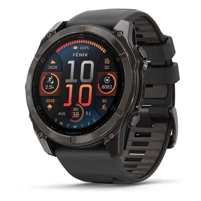 Garmin - Fenix® 8 - 51mm Amoled Pulsuhr sapphire schwarz