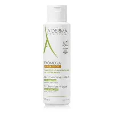 A-Derma Exomega Control Emollient Foaming gel Schaumgel fúr zarte Haut für trockene bis atopische Haut 500 ml