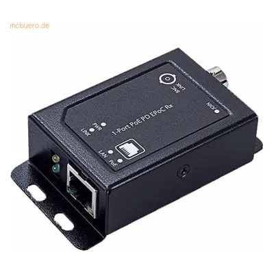 WANTEC 2wIP E Adapter PoE-BNC-Switchseite Schwarz Netzwerk 5711