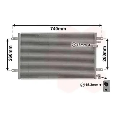 Van Wezel Klimakondensator Audi A6 4F + Avant