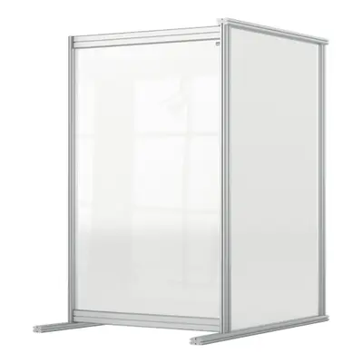 Nobo Premium Plus Schreibtisch-Schirm aus klarem Acryl, Erweiterung für modulares System B600xH1000mm Klar