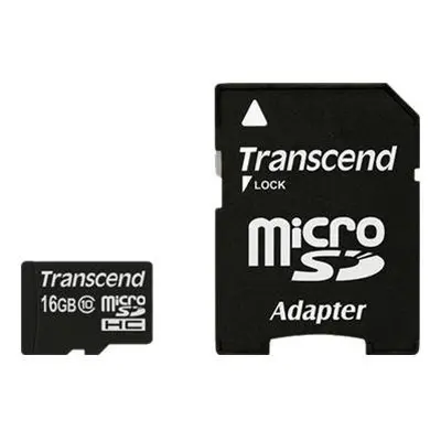 Transcend Transcend 16GB microSDHC Class 10 + SD-Adapter