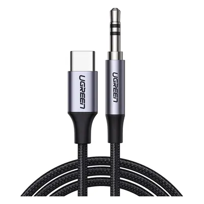 Audio-Kabel USB-C - 3,5mm UGREEN AV143, 1m, Grau