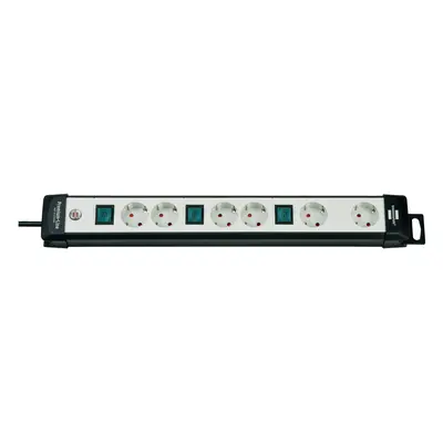 Brennenstuhl Steckdosenleiste Premium-Line 6-fach 3m je 2-fach schaltb