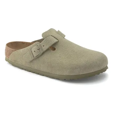 Clogs Birkenstock Boston Suede Leather