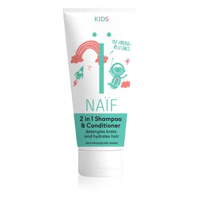 Naif Kids Shampoo & Conditioner Shampoo und Conditioner 2 in 1 für Kinder 200 ml