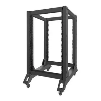 LANBERG 19 18U 600x800 freistehendes, offenes Rack schwarz
