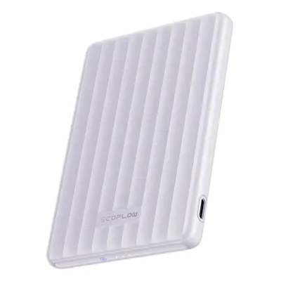 EcoFlow RAPID Mag (5000 mAh, 20 W, Qi1) – Magnetische Powerbank – Lila
