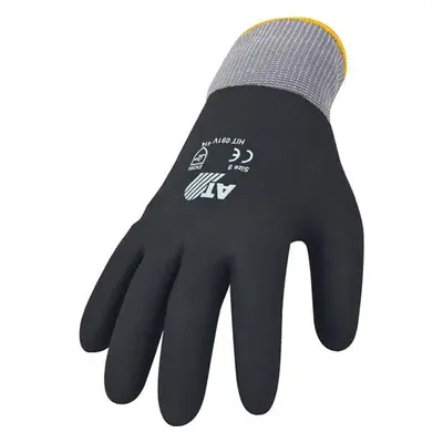 12 Stk. Asatex Handschuhe Hit Flex V Gr.9 schwarz/grau EN 388 PSA II HIT091V/9