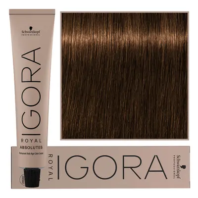 Permanente Kollagen-Haarfarbe Schwarzkopf Professionelles Igora Royal Absolutes 60 ml 6-50