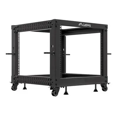 OFFENES 19 9U RACK 600X600-1100 VERSTELLBAR SCHWARZ LANBERG