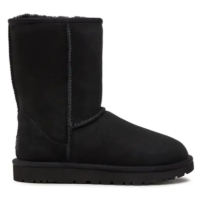 UGG 1016223 BLK Classic Short II Damen Winterstiefel Schwarz Lammfell Warmfutter