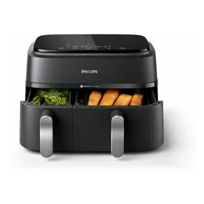 Philips Series 3000 NA351 – Heißluftgrill – 9 Liter – 2,75 kW – Schwarz/Silber