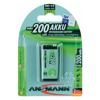 Akkuzelle maxE 8,4 V 200, mAh 9V E-Block HR9V 1 1St./Blister ANSMANN