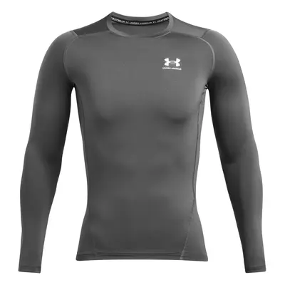Under Armour HeatGear Comp Langarmshirt grau zementgrau - S