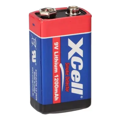 XCell Lithium Batterie 9V-Block 1200 mAh CR9V/P