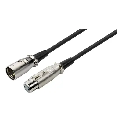 B-Ware Monacor Xlr Kabel Mikrofonleitung Mec 20/Sw Audiokabel Schwarz 6m Stecker