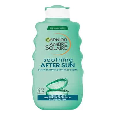 Garnier Ambre Solaire After Sun Lotion For Face & Body With Aloe Vera, 175ml