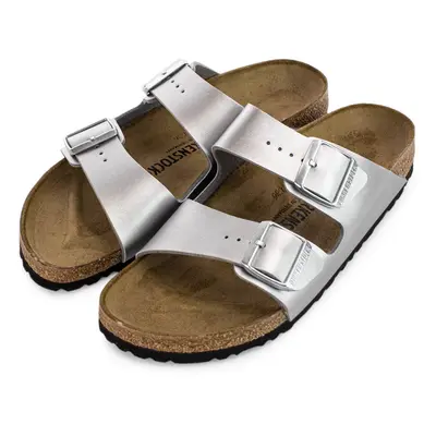 Birkenstock Arizona BF Silver Narrow Fit Damen - Sandalen Birkenstock - Weiß - 1012283-3.5 - Size: 3.5