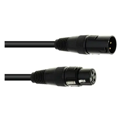 EUROLITE DMX Kabel XLR 3pol 15m sw
