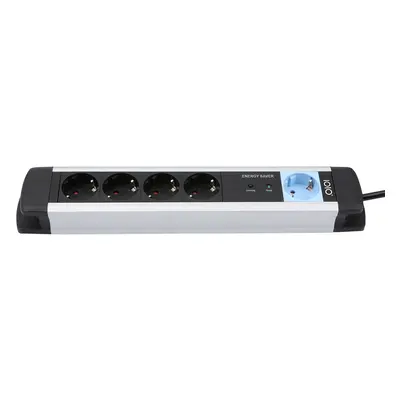 IOIO Master-Slave Steckdosenleiste MS 2500 5-fach silber/schwarz