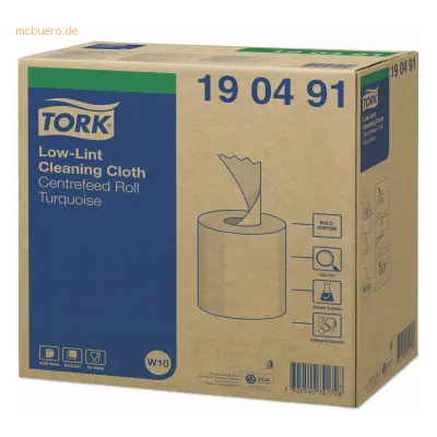 Tork 190491, Papier, Türkis, 165 mm, 60 m, 673,2 g, 4 Stück(e)