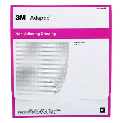 ADAPTIC 7,6x7,6 cm feuchte Wundauflage 2012Z 10 St.