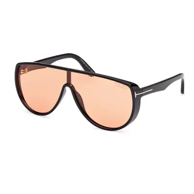 TOM FORD Herren TOM FORD FT1182 ACHILLES 05E Sonnenbrillen Injiziert Schwarz Braun Maske Photochromatisch