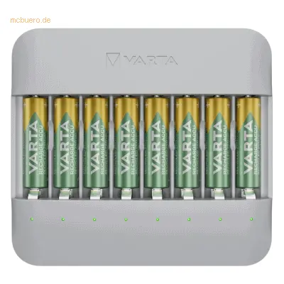 Varta Eco Charger Multi, Nickel-Metallhydrid (NiMH), Kurzschluß, AA, AAA, 8 Stück(e), Akkus/Batterien enthalten