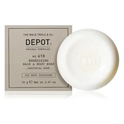 DEPOT 600 BODY SOLUTIONS NO. 610 ENERGIZING HAIR & BODY SOAP Seife Für Körper und Haar 70 g