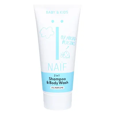 Naif Baby & Kids 2-in-1 Reinigungsgel und Shampoo für Kinder Nicht parfümiert 200 ml