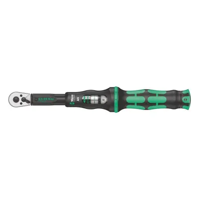 Wera Click-Torque A 5, Click torque wrench, Nm, Mechanical, 1/4, 2.5 - 25 N·m, Black/Green