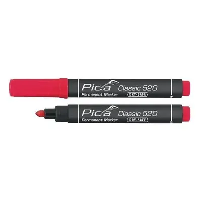 Pica Permanent Marker 1-4mm mit Rundspitze Rot