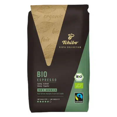Tchibo Vista Extenso Fairtrade Bio Espresso, Ganze Bohne, 1 kg