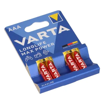 VARTA Alkaline-Batterien Longlife Max Power AAA 4 Stück