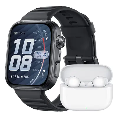 Huawei Watch Fit 5 Pro Bundle schwarz | Smartwatch | FullView LTPO-Display | NFC-Zahlung | optimierties Sporterlebnis | präzises
