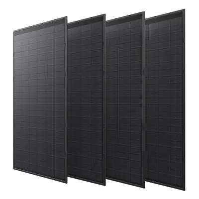 EcoFlow-Satz mit vier rigiden 250-W-Solarmodulen