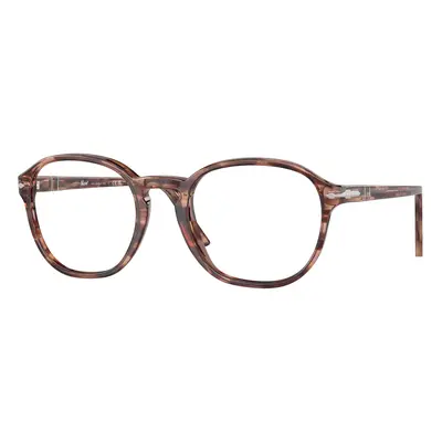 Persol Unisex Persol PO3343V 1209 Optische Fassungen Acetat Rot Transparent Pantos Normal