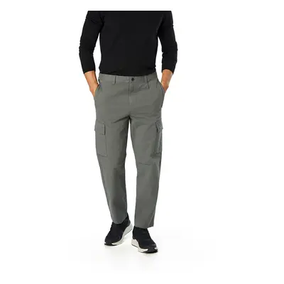 BOSS Orange Herren Cargohose grau Baumwolle