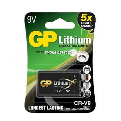 GP CR-V9 (9V) Lithium 1 Stück in Blisterpackung