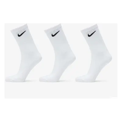 Nike Everyday Lightweight Training Crew Socks 3-Pack White/ Black XL