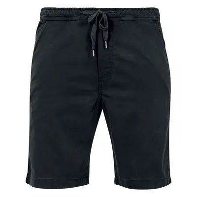 Kurze Hosen Urban Classics Stretch Twill Joggshorts Black S