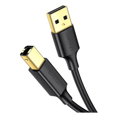 Drucker Kabel UGREEN US135, USB-A - USB-B, 3m, Schwarz